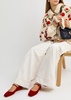 Uma velvet ballet flats