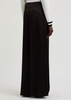 Eloise wide-leg satin trousers