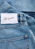 Patchwork wide-leg jeans 