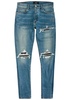 MX1 ripped slim-leg jeans