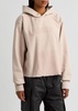 Logo hooded cotton sweatshirt