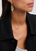 Luminous Lucite and 14kt gold-plated drop earrings