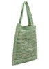 Summer Banana logo raffia tote