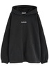 Logo-print hooded cotton sweatshirt