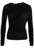 Tania ruched stretch-jersey top