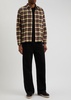 Lazy Day checked brushed-cotton shirt