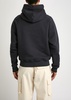 Logo-embroidered hooded cotton sweatshirt
