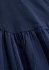 Afternoon Elegance stretch-cotton midi dress 