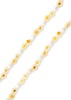 Daisy Flower 18kt gold-plated beaded necklace 