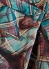 W Ray tartan virgin wool flared pants