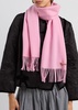 Canada fringed wool scarf