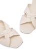 Knotted leather sliders