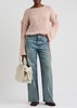 Open-knit jumper
