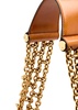 Glossed leather camera bag