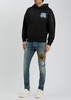 Championship hooded cotton sweatshirt 