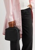 Box rubberised top handle bag