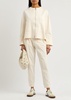 Symmetry panelled stretch-jersey jacket