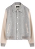 Bones wool-blend varsity jacket