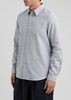 Patterned-jacquard cotton shirt