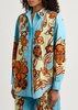 Ondine printed cotton-poplin shirt