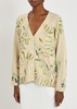 Zuri printed knitted cardigan