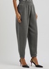Faded cotton-blend sweatpants