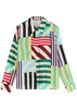 Willa striped silk-chiffon shirt