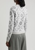 Logo-intarsia wool-blend jumper