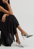 Art Deco 90 metallic leather slingback pumps