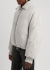 Padded cashmere-blend jacket