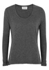 Jacksonville slubbed cotton-blend top