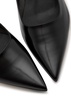 Cleo glossed leather flats 