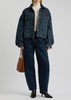 Dalton Balloon panelled denim jacket