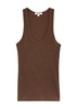 Bianca ribbed-knit tank