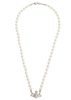 Mini Bas Relief faux pearl necklace