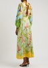 Rafaela printed jacquard midi dress