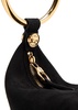 Bracelet small suede shoulder bag
