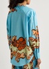 Ondine printed cotton-poplin shirt