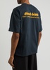 Zev logo-print cotton T-shirt