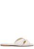 Knotted leather sliders