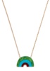 Arcoiris Turquoise 9kt gold rainbow necklace