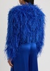 Kidman feather-embellished jacket