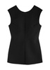 Open-back woven top 
