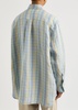 Checked linen-blend shirt 
