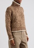 Logo wool-blend jumper