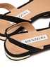 Milanese faille slingback flats