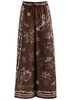 Sammy wide-leg silk trousers