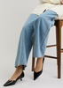 Eva 35 glossed leather pumps