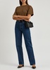 French Flirt 35 panelled suede pumps 