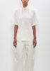 Cotton Foulard T-Shirt — Chalk